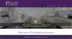 Desktop Screenshot of embalmingacademy.com